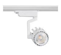 LEDKIA LIGHTING - Faretto LED Dora 30W | Illuminazione Versatile per Spazi Dinamici | Flusso Luminoso 3000 lm | Installazione su Binario Monofase | Bianco Caldo 3000K, Alluminio