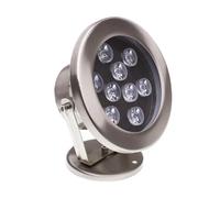 LEDKIA LIGHTING Faretto LED RGB da Superficie 12V 9W Sommergibile IP68 155 mm