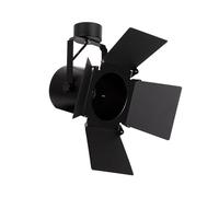 LEDKIA LIGHTING Faretto Portalampada da Superficie Cinema per Lampadine E27 PAR30 Nero E27