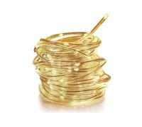 LEDKIA LIGHTING Ghirlanda Solare per Esterni di Striscia LED 11m 3000K Bianco Caldo