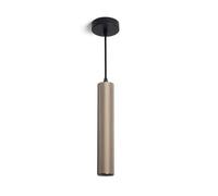 LEDKIA LIGHTING Lampada a Sospensione Alluminio Aritz 1 Faretto Bronzo per Sale, Soggiorno, Cucina, Camera