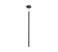 LEDKIA LIGHTING - Lampada a Sospensione LED 3W | Design Moderno e Minimalista | Luce Bianca Naturale | Rosone Fissaggio Soffitto | Nero, Alluminio