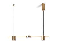 LEDKIA LIGHTING Lampada a Sospensione LED Kurna Metallo 18W Nero Opaco per Sale, Soggiorno, Cucina, Camera