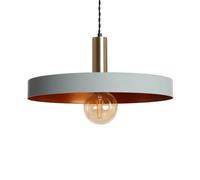 LEDKIA LIGHTING Lampada a Sospensione Metallo Furiko Grigio per Sale, Soggiorno, Cucina, Camera