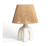 LEDKIA LIGHTING Lampada da Carta Intrecciata e Resina Otilia Bianco