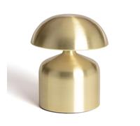 LEDKIA LIGHTING Lampada da Tavolo LED 3W Portatie con Batteria USB Ricaricabile Ibbie Oro per Sale, Soggiorno, Cucina, Camera