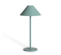 LEDKIA LIGHTING - Lampada da Tavolo LED 3W Portatile | Batteria USB Ricaricabile | Design Prisma | Luce Dimmerabile 240 lm | Uso Esterno e Interno, Verde Celadon