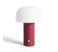LEDKIA LIGHTING Lampada da Tavolo LED Portatile con Batteria USB Ricaricabile Leta Bordeaux per Sale, Soggiorno, Cucina, Camera