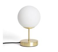 LEDKIA LIGHTING - Lampada da Tavolo Moonlight | Design Elegante Vintage | Compatibile con Lampadina E14 20W | Uso Interno IP20 | Ideale per Casa e Ristoranti, Oro, Vetro
