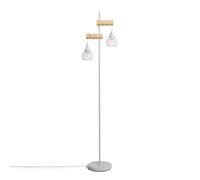 LEDKIA LIGHTING Lampada da Terra Monah Wi-Fi con Regolatore Bianco per Sale, Soggiorno, Cucina, Camera