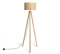 LEDKIA LIGHTING Lampada da Terra Rattan Adirane E27