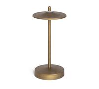 LEDKIA LIGHTING Lampara da Tavolo LED Portatile per Esterni con Batteria USB Ricaricabile Milevani Ottone