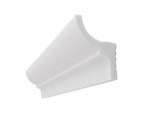 LEDKIA LIGHTING - Modanatura per Striscia LED 2m | Decorativa Indiretta| Facile da Installare, Bianco, Polistirene