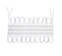 LEDKIA LIGHTING Modulo LED 20 Pezzi 24W IP65 24V DC per Insegne Pubblicitarie 2.5 m 5000K Bianco Freddo