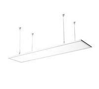 LEDKIA LIGHTING Pannello LED 120x60cm 60W 6000lm High Power BOKE + Kit di Sospensione No Flicker 3000K Individuale Bianco Caldo