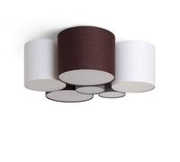 LEDKIA LIGHTING Plafoniera Circolare Tessuto Tallabo per Soggiorno, Cucina Multicolore