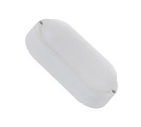 LEDKIA LIGHTING Plafoniera LED soffitto per Soggiorno, Cucina, Bagno 15W Ovale per Esterni 85x173 mm IP65 White 4000K Bianco Naturale