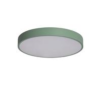 LEDKIA LIGHTING - Plafoniera LED soffitto per Soggiorno, Cucina Soffitto 24W | CCT Selezionabile 2700K-6500K | Ø400 mm | 1800 lm | Installazione Facile | Metallo Resistente, Verde Celadon
