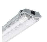 LEDKIA LIGHTING Plafoniera Stagna con due Tubi LED 120cm IP65 No Flicker 3000K Bianco Caldo