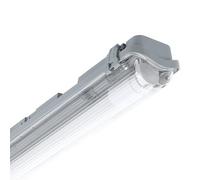 LEDKIA LIGHTING - Plafoniera Stagna Slim 60 cm | IP65 Resistente all'Acqua e Polvere | Compatibile con Tubo LED T8 600 mm | Uso Interno/Esterno, 600 mm, 1 Unité, Policarbonato (PC)