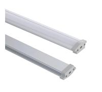 LEDKIA LIGHTING Profilo Alluminio Impermeabile IP65 Incasso 2m per Striscia LED fino a 8mm Alluminio 2 m Bianco traslucido