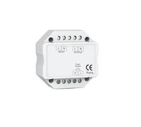 LEDKIA LIGHTING - Regolatore LED TRIAC RF/Pulsante | Controllo Wireless 2.4 GHz | Compatibile con Lampade LED, Incandescenza e Alogene | Design Sottile, Bianco, Plastica