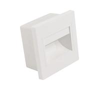 LEDKIA LIGHTING Segnapasso LED 1.5W a Incasso Parete Bianco Randy 3000K Bianco Caldo