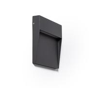 LEDKIA LIGHTING Segnapasso per Esterni LED 6.5W CCT Selezionabile Superficie Quadrato Jade Nero