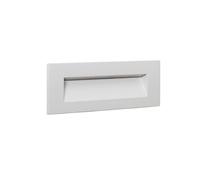 LEDKIA LIGHTING Segnapasso per Esterni LED 7W Incasso Parete Rettangolare Bianco Groult 2700K Bianco Caldo