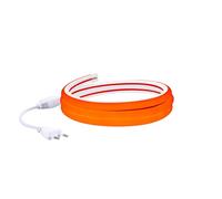 LEDKIA LIGHTING Striscia LED Neon Regolabile 220V Arancione Semicircolare 180 7.5W/m IP67 Taglio 100cm 5 m