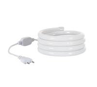 LEDKIA LIGHTING Striscia LED Neon Regolabile 220V Bianco Freddo Circolare 360 9W/m IP67 Taglio 100cm 4 m