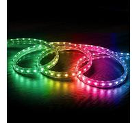 LEDKIA LIGHTING Striscia LED RGB Wi-Fi 220V SMD 60 LED/m 10W/m Larga 16mm IP65 Taglio 100cm 10 m