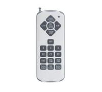 LEDKIA LIGHTING - Telecomando RF per Faretti Piscina | Controlla fino a 50 luci a 25m | Cambia Colori RGB | Compatto e Resistente | Batteria 23A Necessaria, Grigio, Policarbonato (PC)