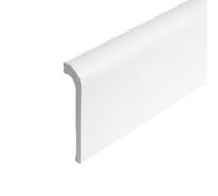 LEDKIA Modanatura Battiscopa 2 m con Passacavi VOLTA 120 Bianco