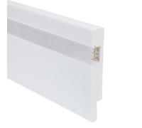 LEDKIA Modanatura Battiscopa 2 m per Striscia LED con Copertura Continua VA