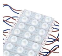 LEDKIA LIGHTING Modulo LED Pro 50 Pezzi 75W IP67 220V AC per Insegne Pubblicitarie 6500K Bianco Freddo