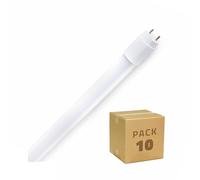 LEDKIA Pack 10 Tubi LED T5 145 cm 18W Connessione Bilaterale Vetro No Flick