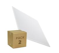 LEDKIA Pack 2 pannelli LED 60x60 cm 40 W 4800 lm Solid No Flicker 4000K Bia