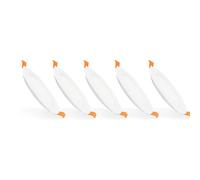 LEDKIA LIGHTING Pack 5 Downlight LED 18W Circolare Faretti Led Incasso per Soffitto Foro Ø 205 mm 4000K Bianco Naturale