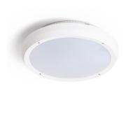 LEDKIA Plafoniera Circolare per Esterno Ø300 mm IP65 Curio Bianco Bianco