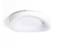 LEDKIA Plafoniera LED 17W Circolare Ø400 mm CCT Selezionabile Unay Bianco