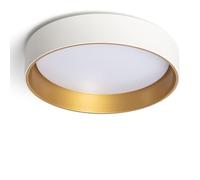 LEDKIA Plafoniera LED 20W Circolare Metallo Ø450 mm CCT Selezionabile Broad