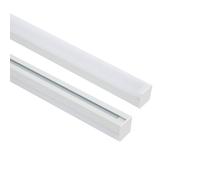 LEDKIA Profilo Alluminio a Sospensione 2m per Striscia LED fino a 17mm Bian
