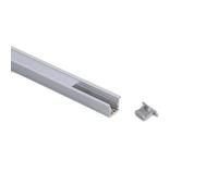 LEDKIA Profilo Alluminio Stretto da Incasso per Strisce LED fino a 6mm Allu