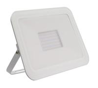 LEDKIA LIGHTING Proiettore LED 100W 120lm/W IP65 Slim Vetro Bianco per giardino, terrazza, patio 3000K Bianco Caldo