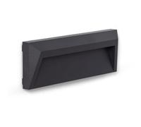 LEDKIA Segnapasso LED da Superficie Chester IP65 2W Grigio 3000K Bianco Cal