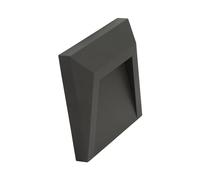 LEDKIA Segnapasso per Esterni LED 1.5W Superficie Parete Clover 3000K Bianc | Luce calda 3000 K; IP65; montaggio in superficie; illuminazione decorativa per giardino, terrazza e facciata