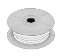 LEDKIA Striscia LED Neon 24 V Bobina da 50 m 9,5 W/m, Taglio ogni 5 cm IP65 | 120 LED/m | IP65 per Interni ed Esterni | Taglio Ogni 5 cm | Uso Decorativo, Bianco Caldo, Plastica