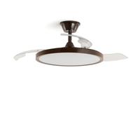 LEDKIA Ventilatore da Soffitto con Luce Silenzioso DC Pale Retraibili Kleon