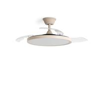 LEDKIA Ventilatore da Soffitto con Luce Silenzioso DC Pale Retraibili Kleon